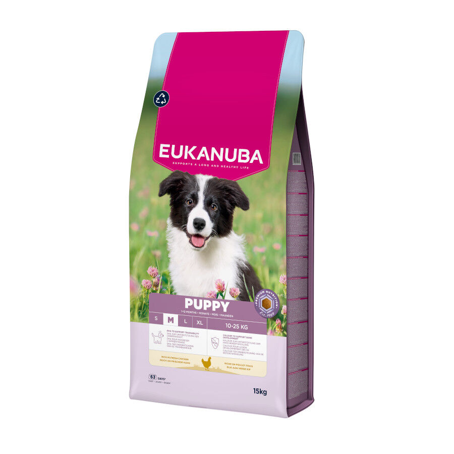 15 kg Eukanuba Puppy Medium Pollo pienso para perros, , large Imagen numero 2